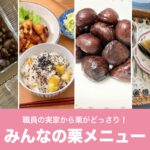 栗ごろごろ…秋の味覚を味わい尽くす